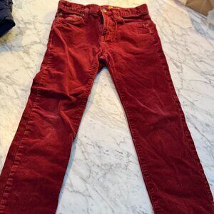 J Crew/Crewcuts Boys Corduroy Pant, Size 8